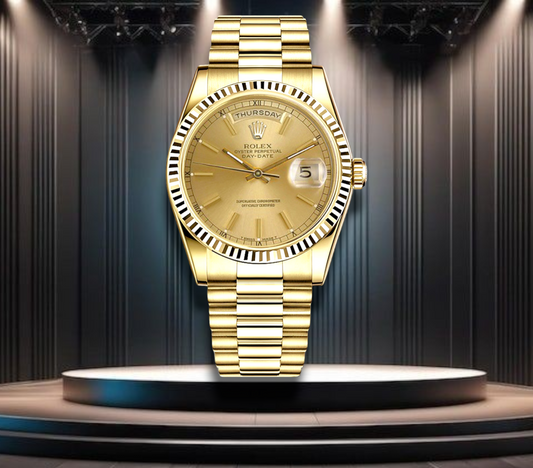 Day-Date Gold Champagne Dial President 40mm
